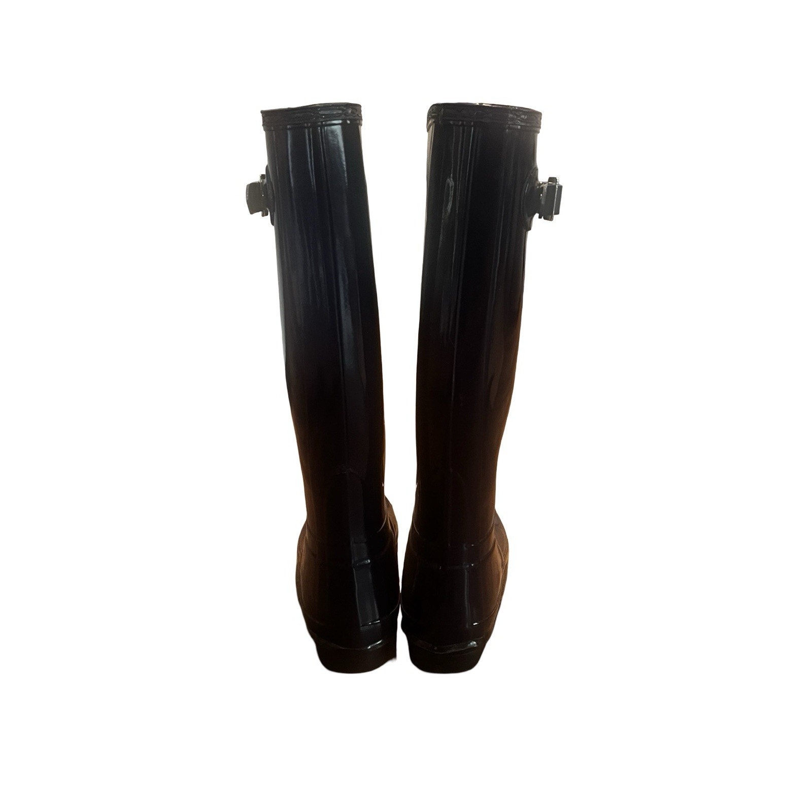 Hunter Original Gloss Tall Rain Boots Womens Us 7 Eu 38 Aubergine Purple — image 3 of 8